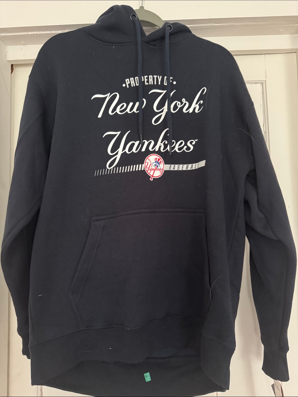 Stitches New York Yankees Black Pullover Hoodie